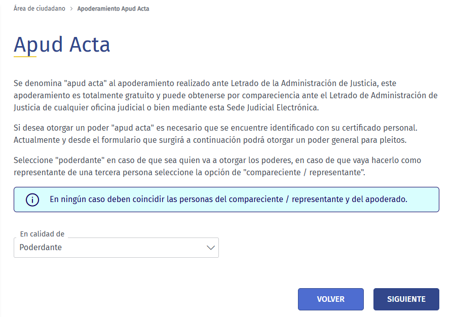 Nuevo apud acta