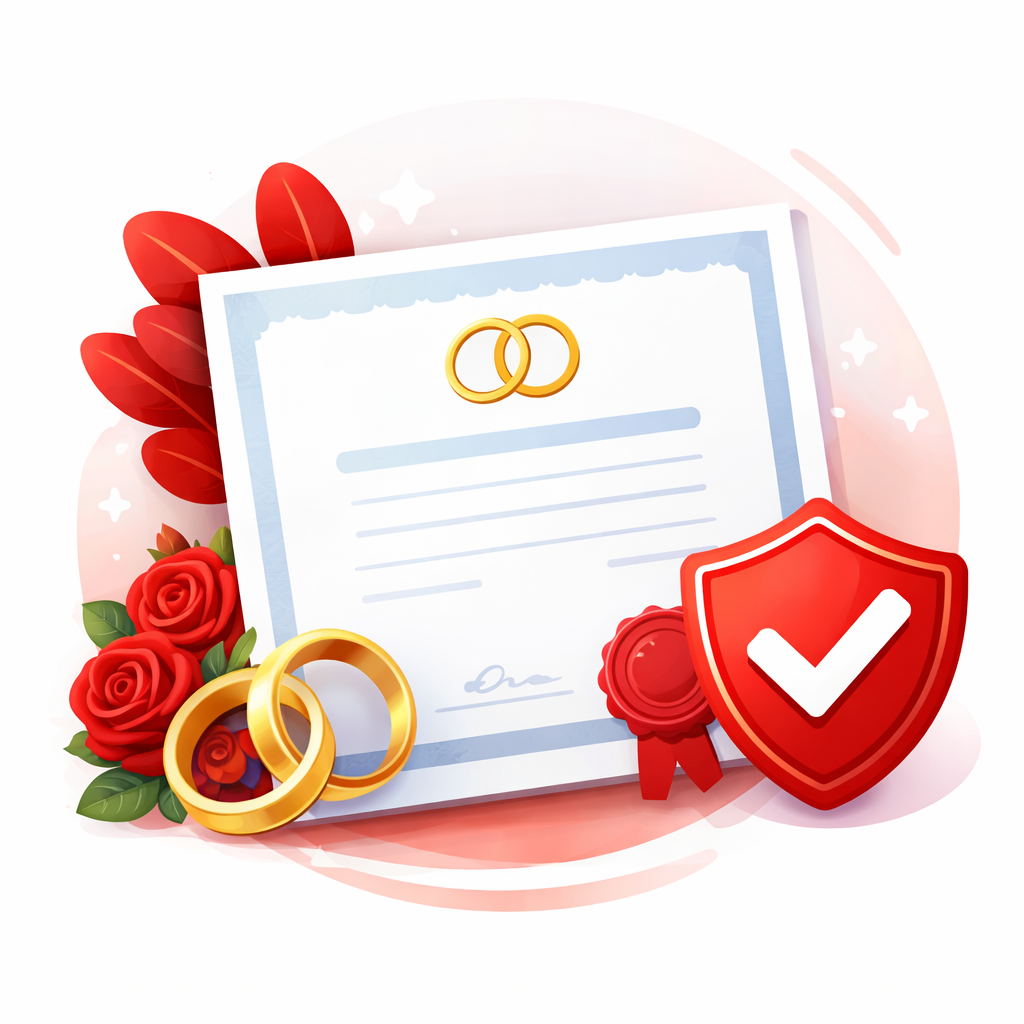 Certificado de matrimonio